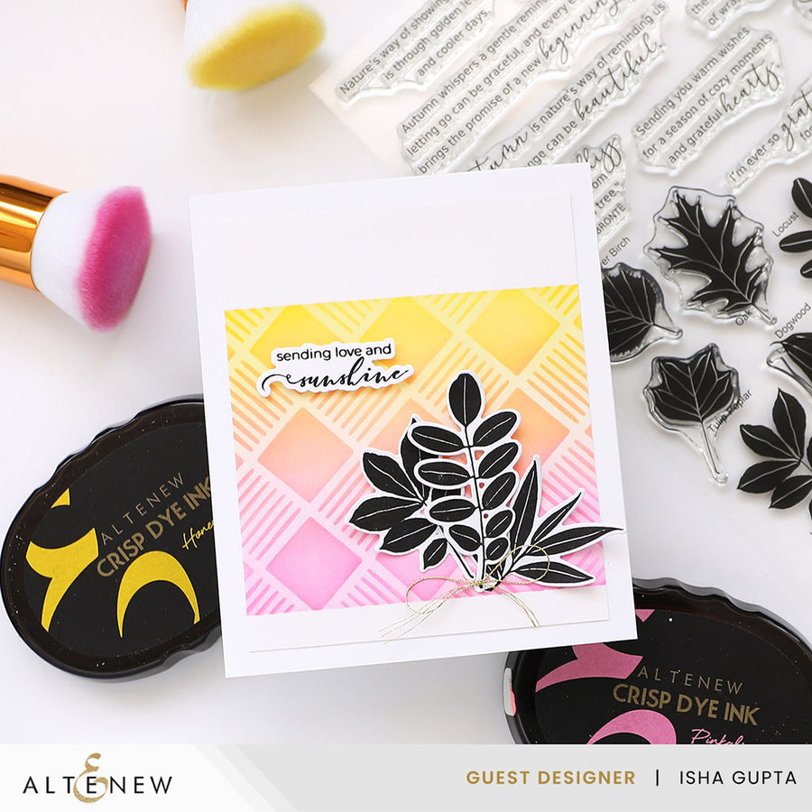 Altenew - Checkerboard Tiles Background Stencil