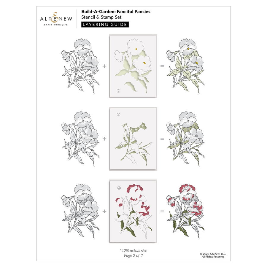Altenew - Build-A-Garden: Fanciful Pansies