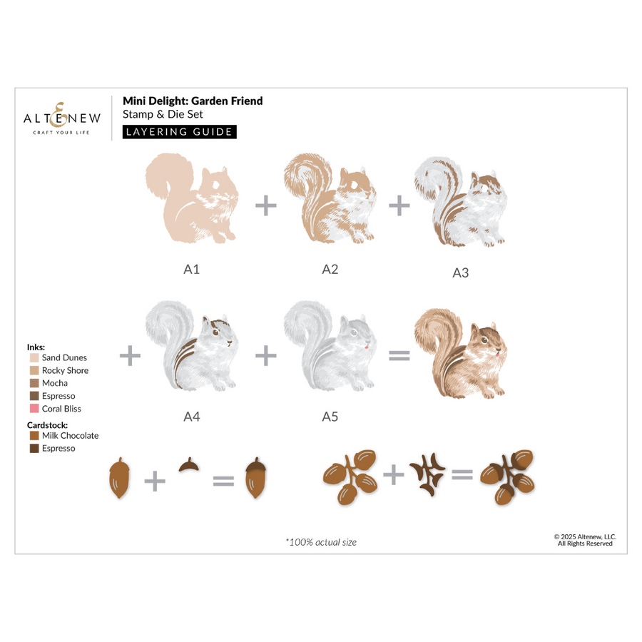 Altenew - Mini Delight: Garden Friend Stamp & Die Set