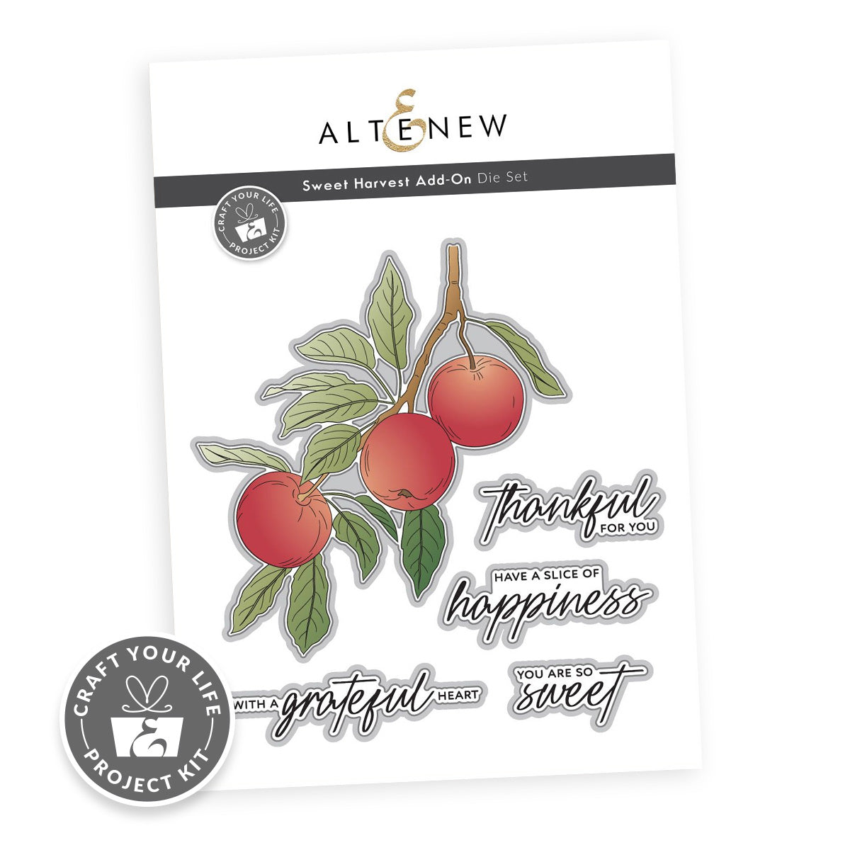 Altenew - Craft Your Life Project Kit: Sweet Harvest Add-On Die Set