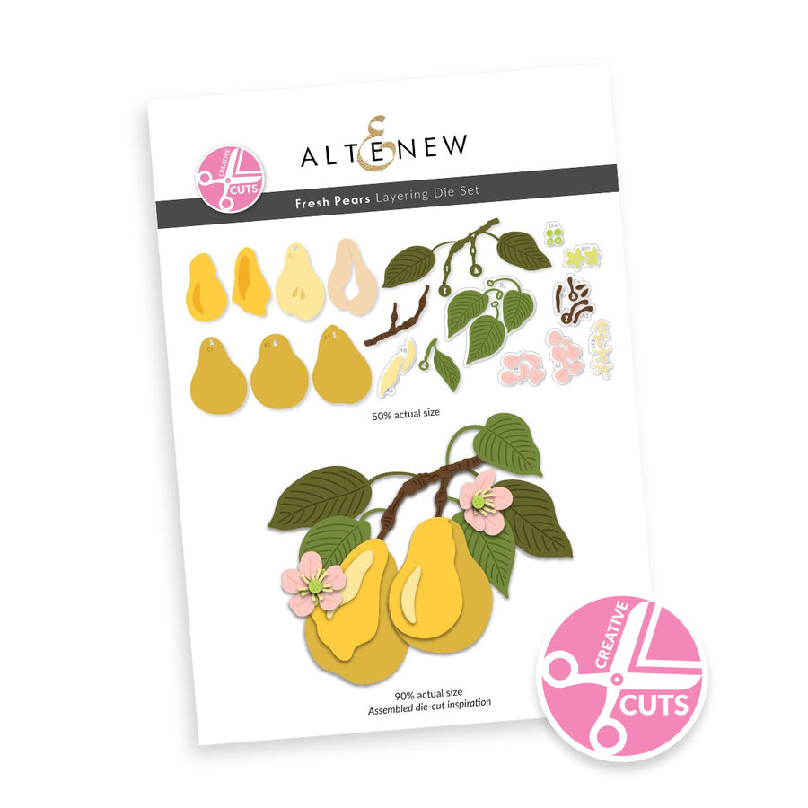Altenew - Creative Cuts: Fresh Pears Layering Die Set