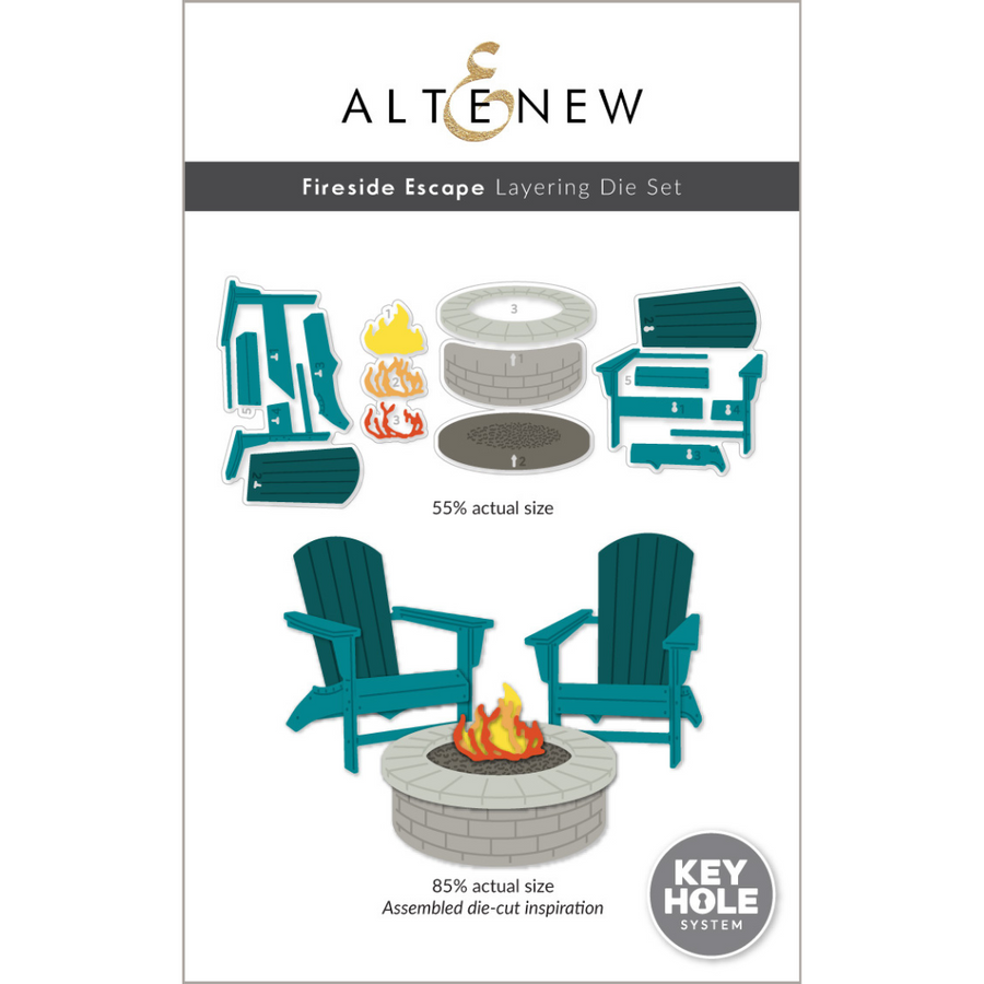 Altenew - Fireside Escape Die Set