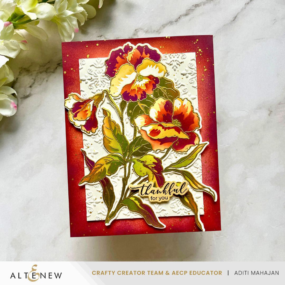 Altenew - Build-A-Garden: Fanciful Pansies