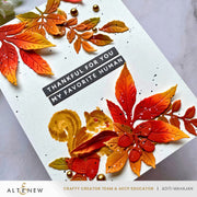 Altenew - One-Go: Solid Sentiment Strips 3 Press Plates/Foil Plates (Gratitude Edition)