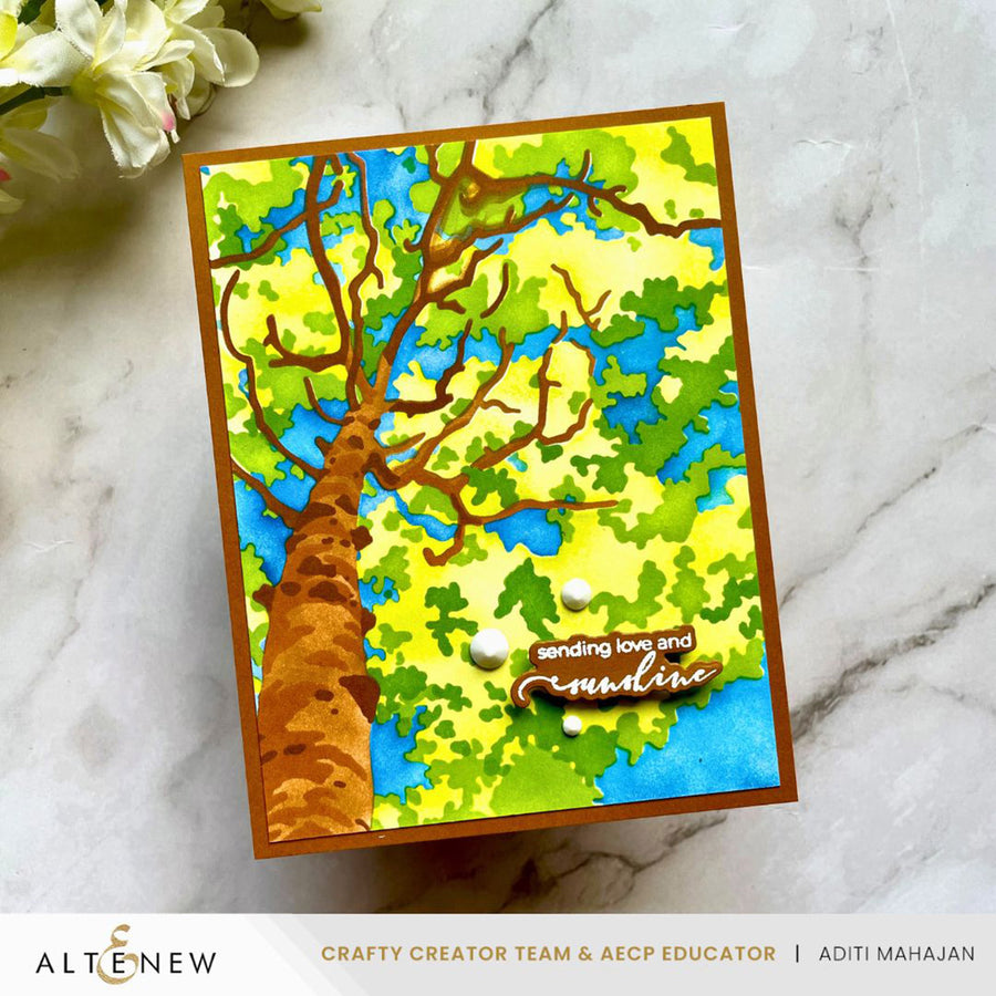Altenew - Stencil Art: Aspen Sky Layering Stencil Set (6 in 1)