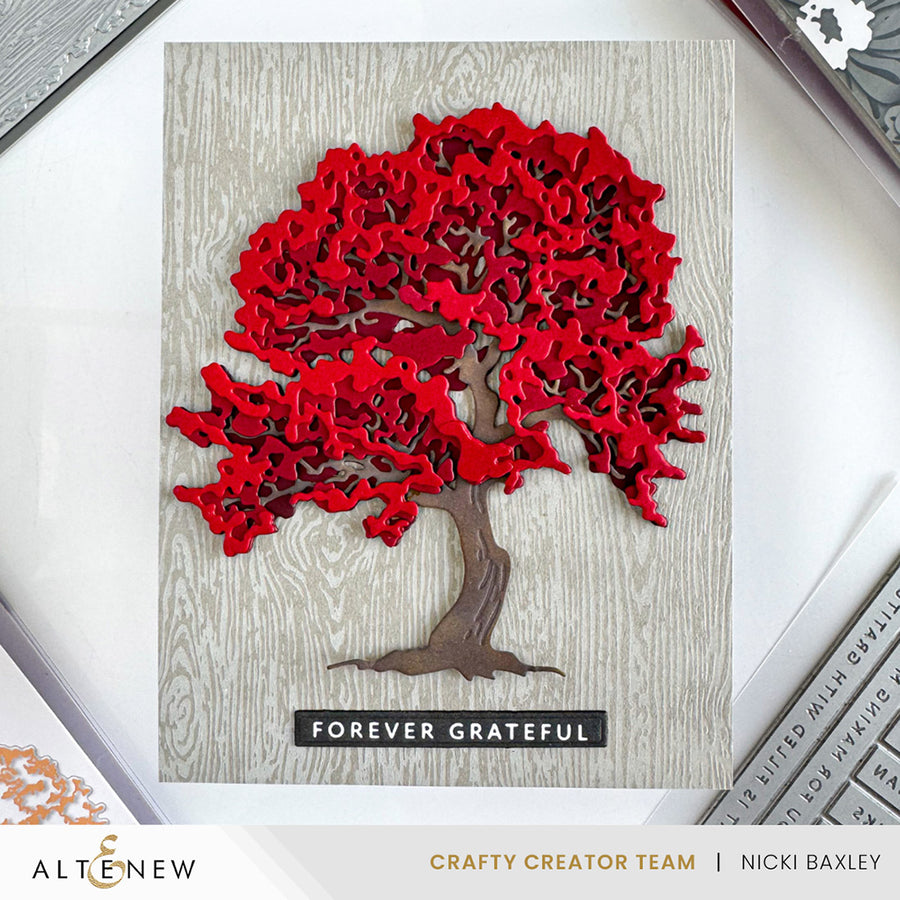 Altenew - Essential Textures: Fine Woodgrain Press Plates/Foil Plates