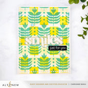 Altenew - Checkerboard Tiles Background Stencil