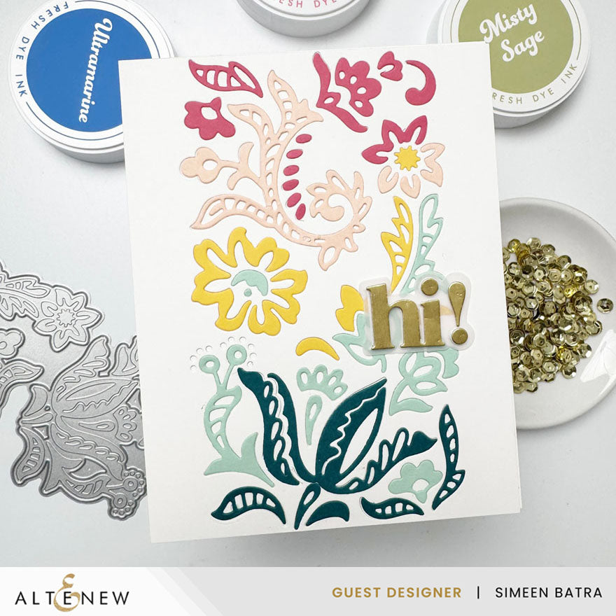 Altenew - Creative Cuts: Zero-Waste Embroidered Motifs Die Set
