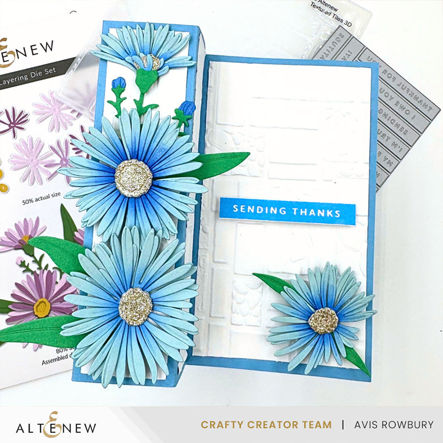 Altenew - Craft-A-Flower: Asters Layering Die Set