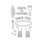 Hero Arts - Santa Fuel Clear Stamp Set from the Yule Fuel Collection