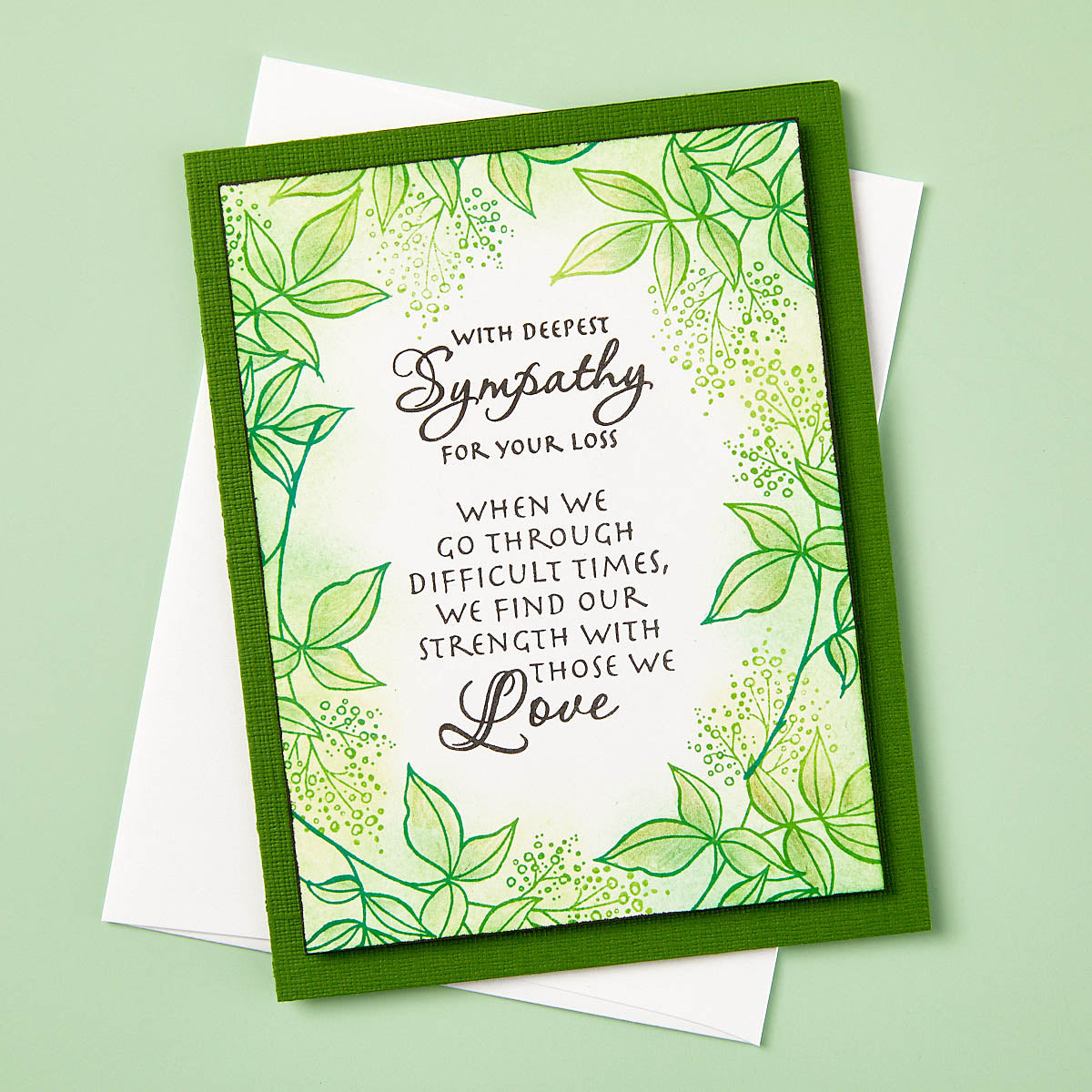 Spellbinders - Sincere Sentiments Clear Stamp Set from the All the Sentiments Collection by Stampendous