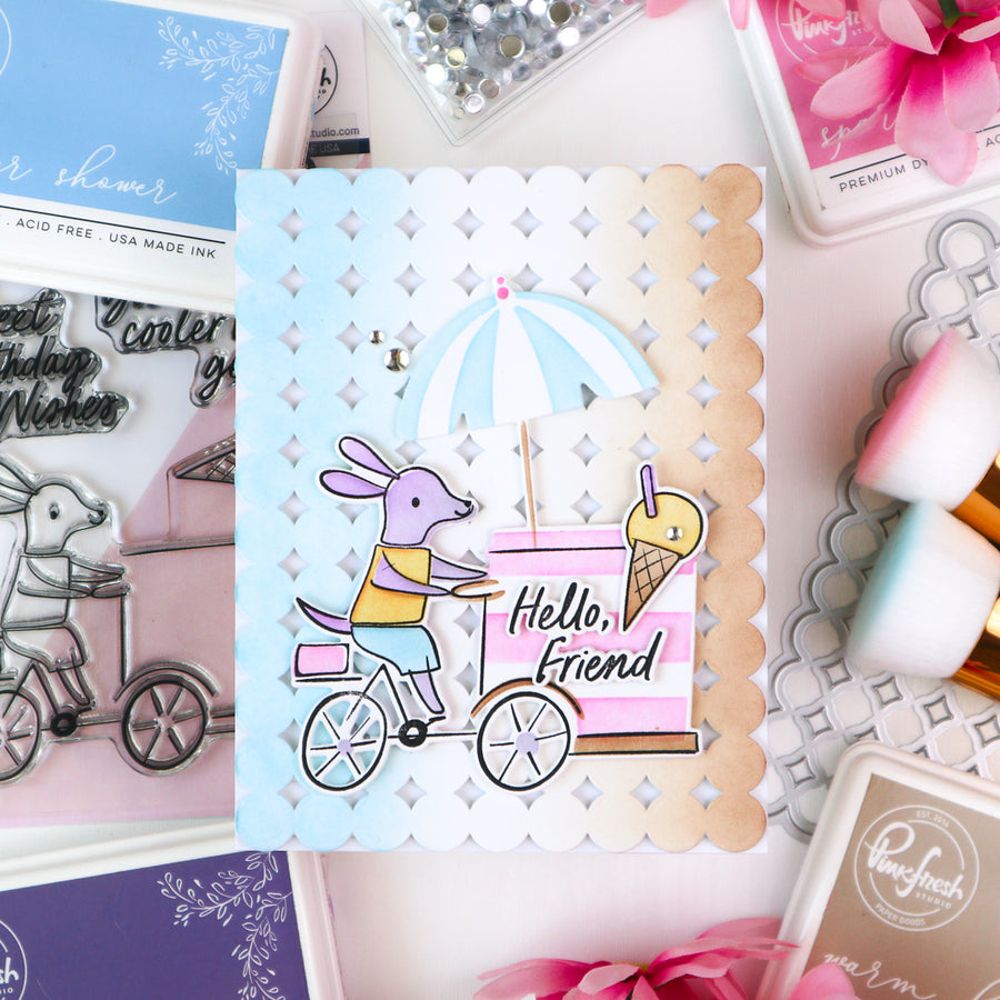 Pinkfresh Studio - Starry Scallops Coverplate Die