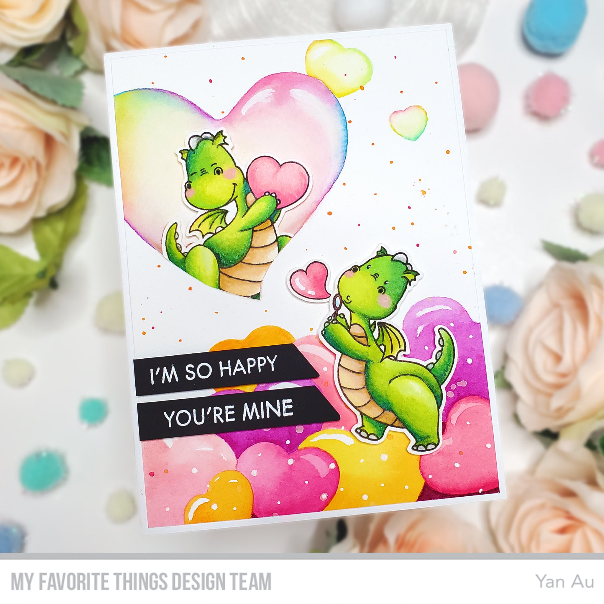 My Favorite Things - YUZU Darling Dragons Stamp & Die Duo