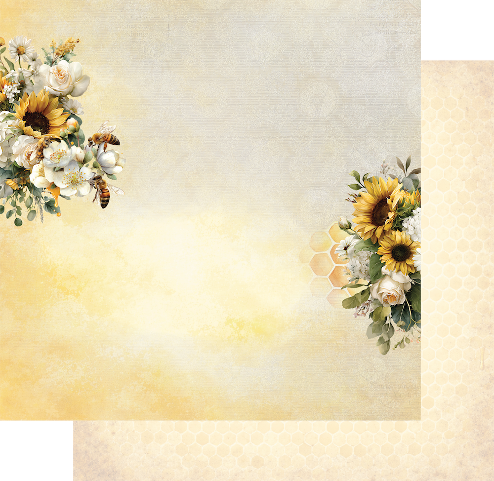 Uniquely Creative - Sunday Garden Paper (Sweet as Honey Collection)