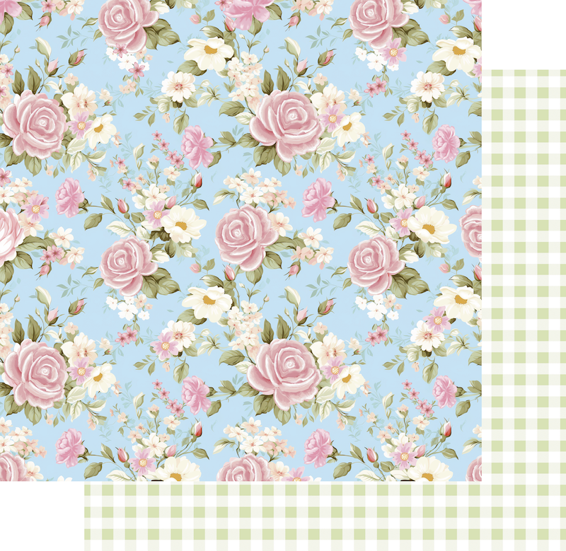 Uniquely Creative - Woven Threads Paper (Patchwork Roses Collection)