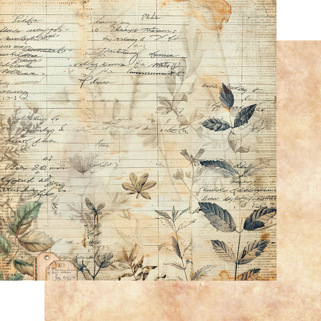 Uniquely Creative - Botanical Ledger Paper (Botanical Chronicles Collection)