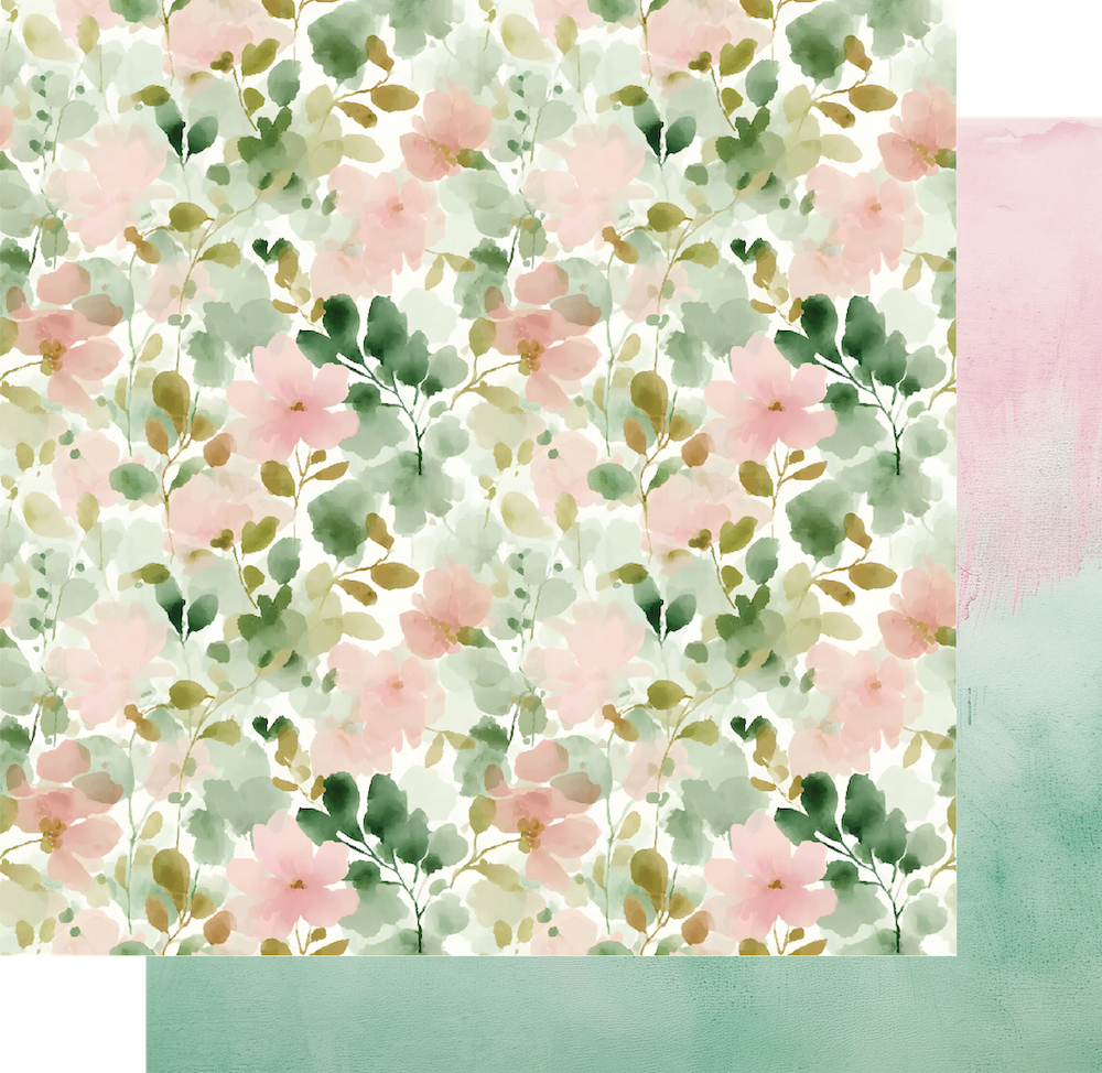 Uniquely Creative - Steeped in Blooms Paper (Tea & Tranquility Collection)