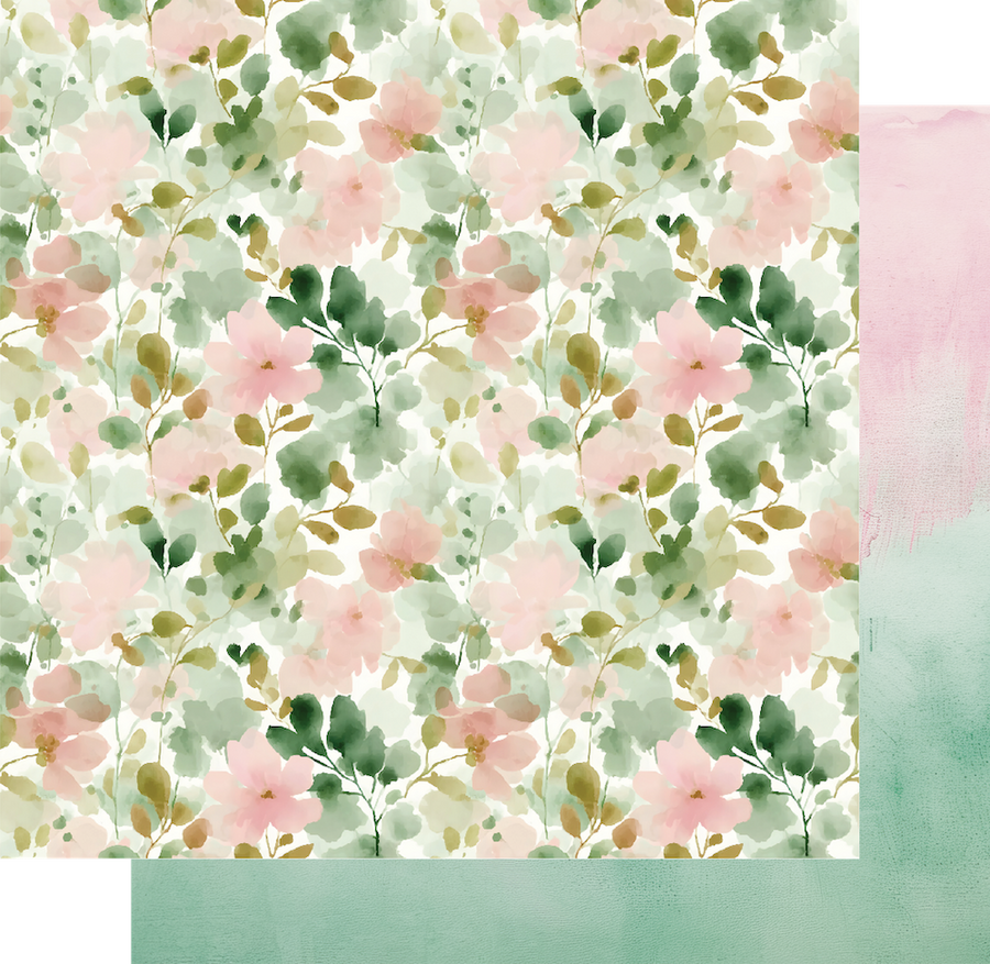 Uniquely Creative - Steeped in Blooms Paper (Tea & Tranquility Collection)