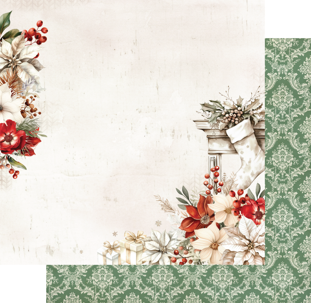 Uniquely Creative - Hearth & Heart Paper (Home for Christmas Collection)