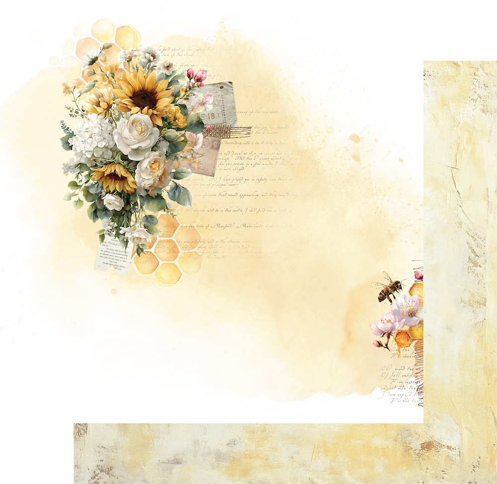 Uniquely Creative - Honeycomb Paper (Sweet as Honey Collection)
