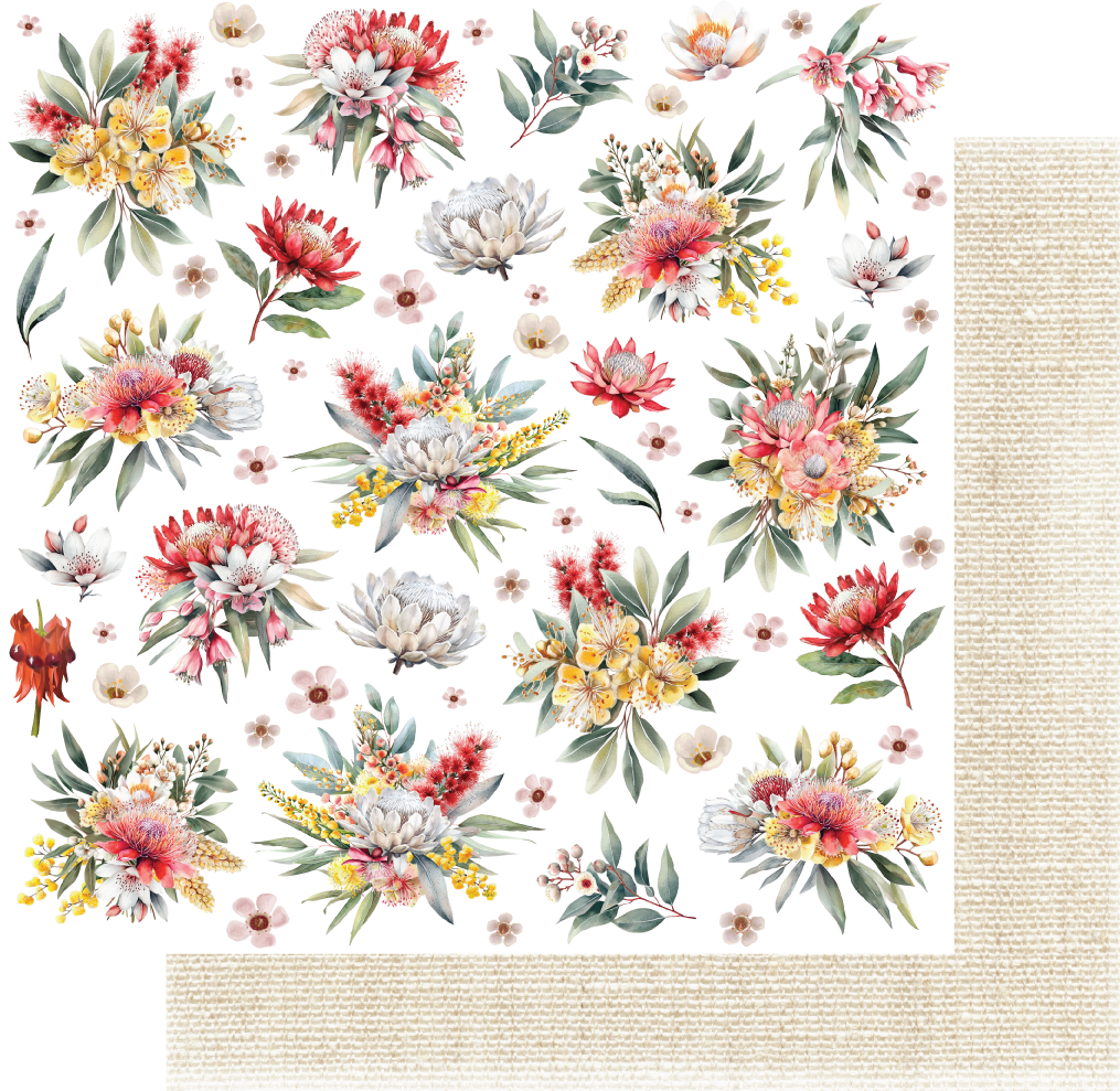 Uniquely Creative - Bushland Blooms Paper (Echoes of the Outback Collection)