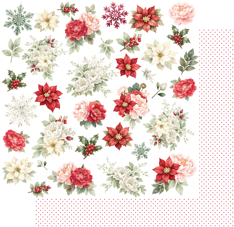 Uniquely Creative - Treasured Trinkets Paper (Christmas Keepsakes Collection)