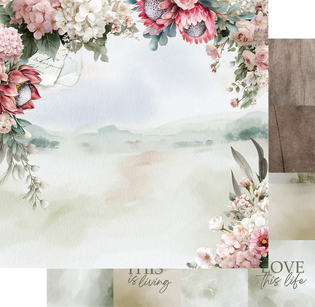 Uniquely Creative - Folded Stories Paper (Paperbark Blooms Collection)