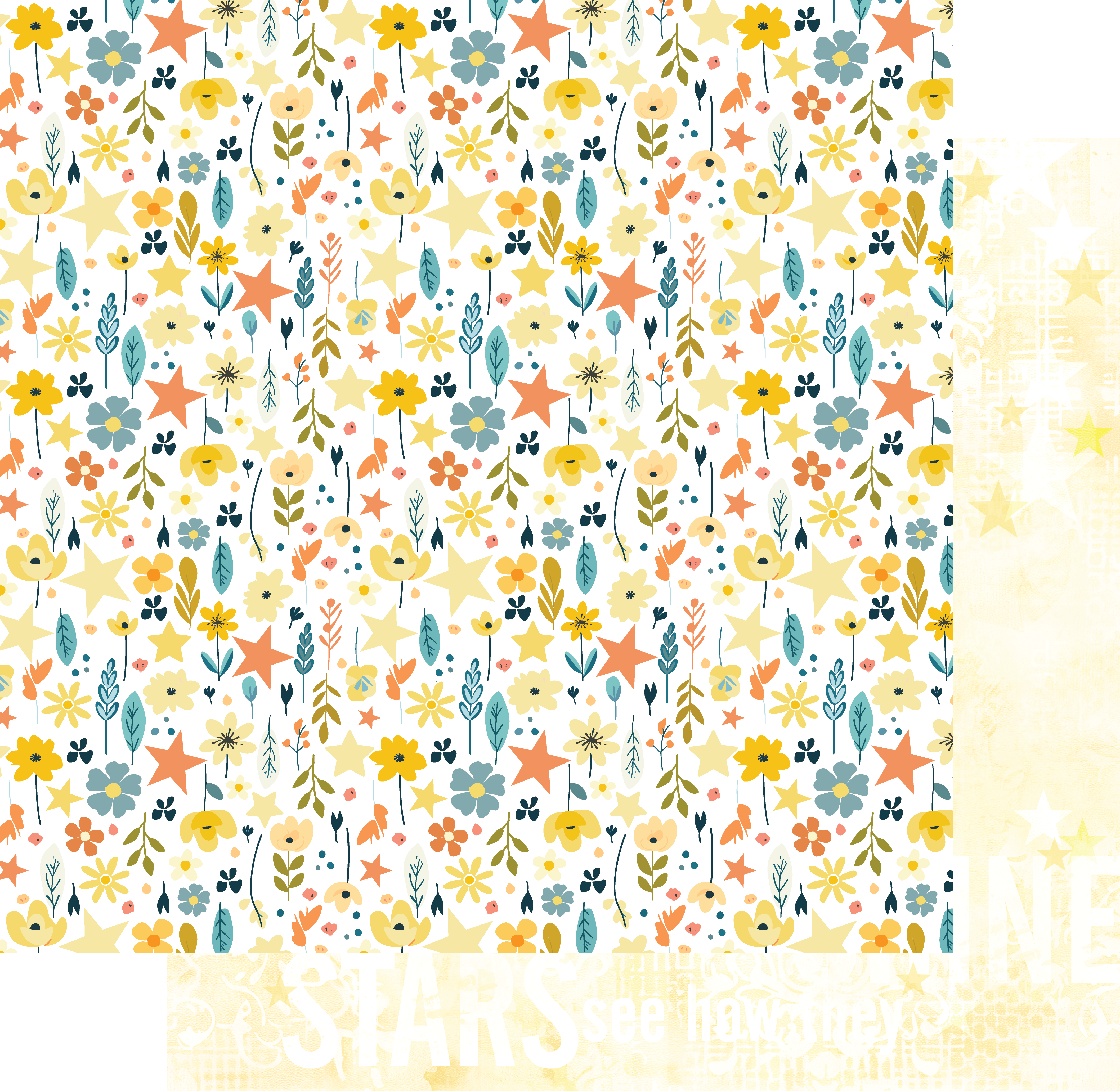 Uniquely Creative - Starlit Garden Paper