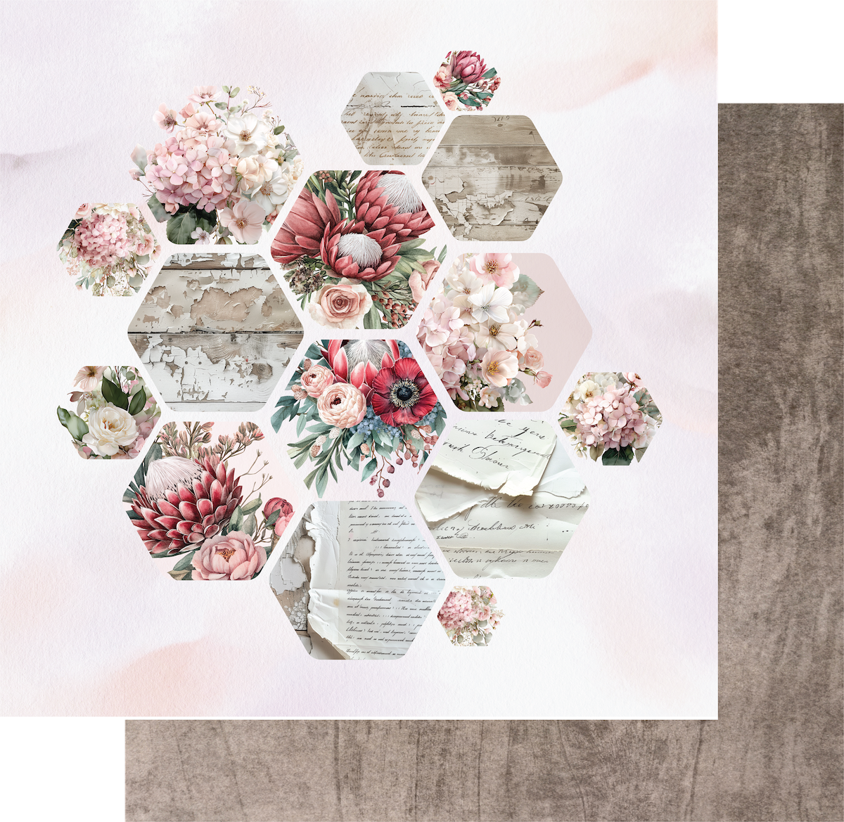 Uniquely Creative - Cut Florals Paper (Paperbark Blooms Collection)