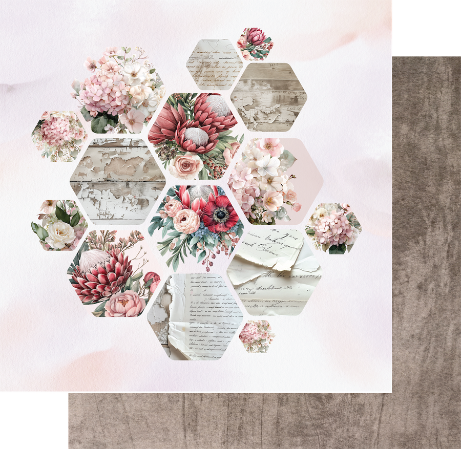 Uniquely Creative - Cut Florals Paper (Paperbark Blooms Collection)