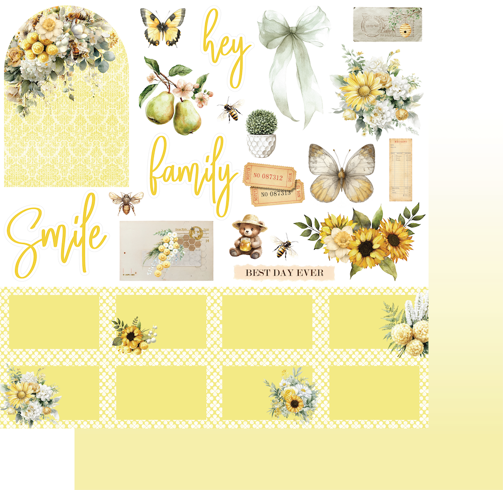 Uniquely Creative - The Sweet Life Paper (Sweet as Honey Collection)