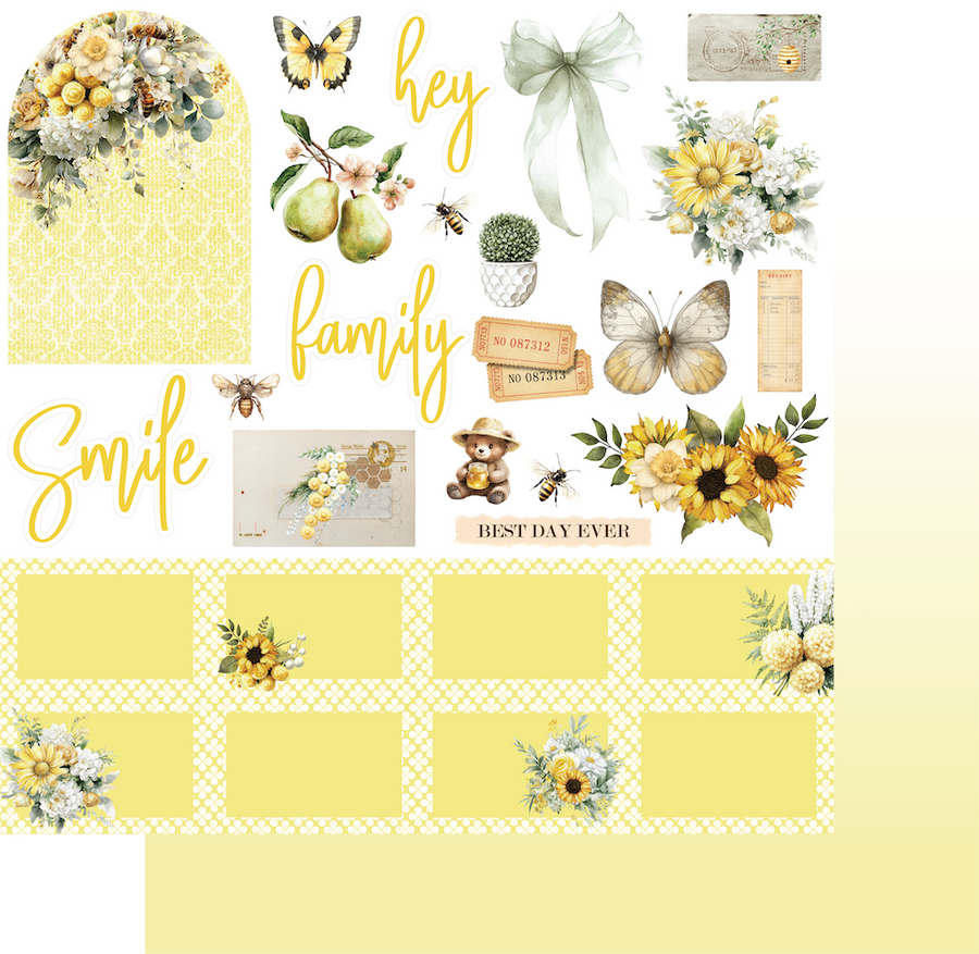 Uniquely Creative - The Sweet Life Paper (Sweet as Honey Collection)