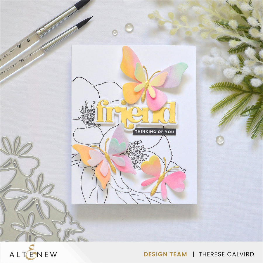 Altenew - Creative Cuts: Zero-Waste Fluttering Fantasies Layering Die Set