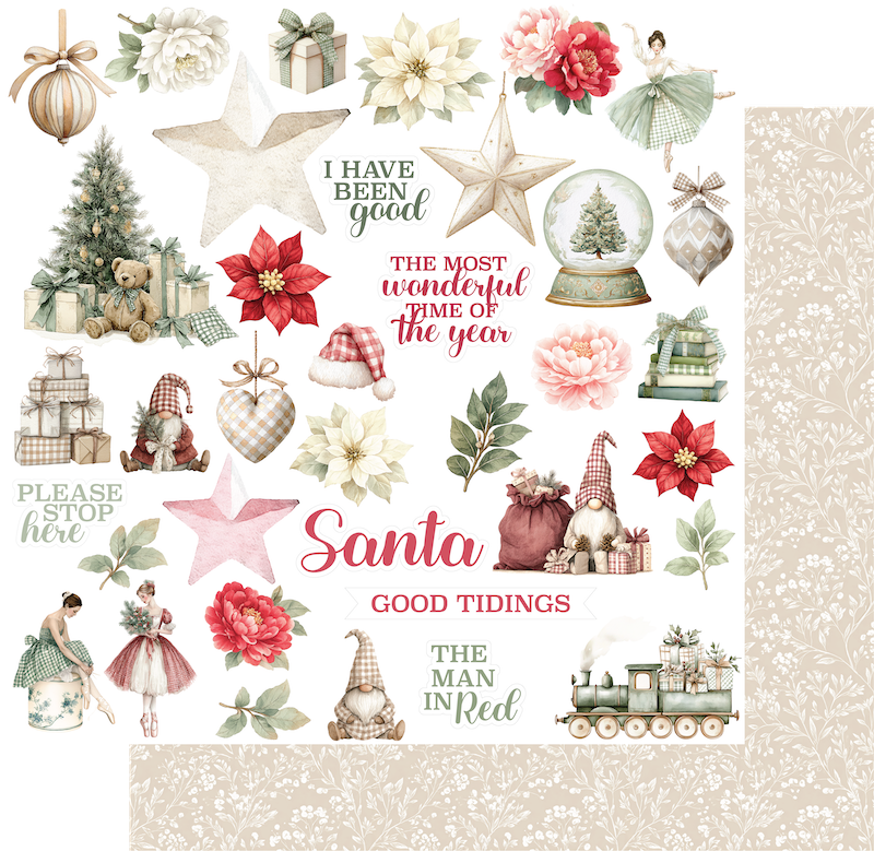 Uniquely Creative - Good Tidings Paper (Christmas Keepsakes Collection)