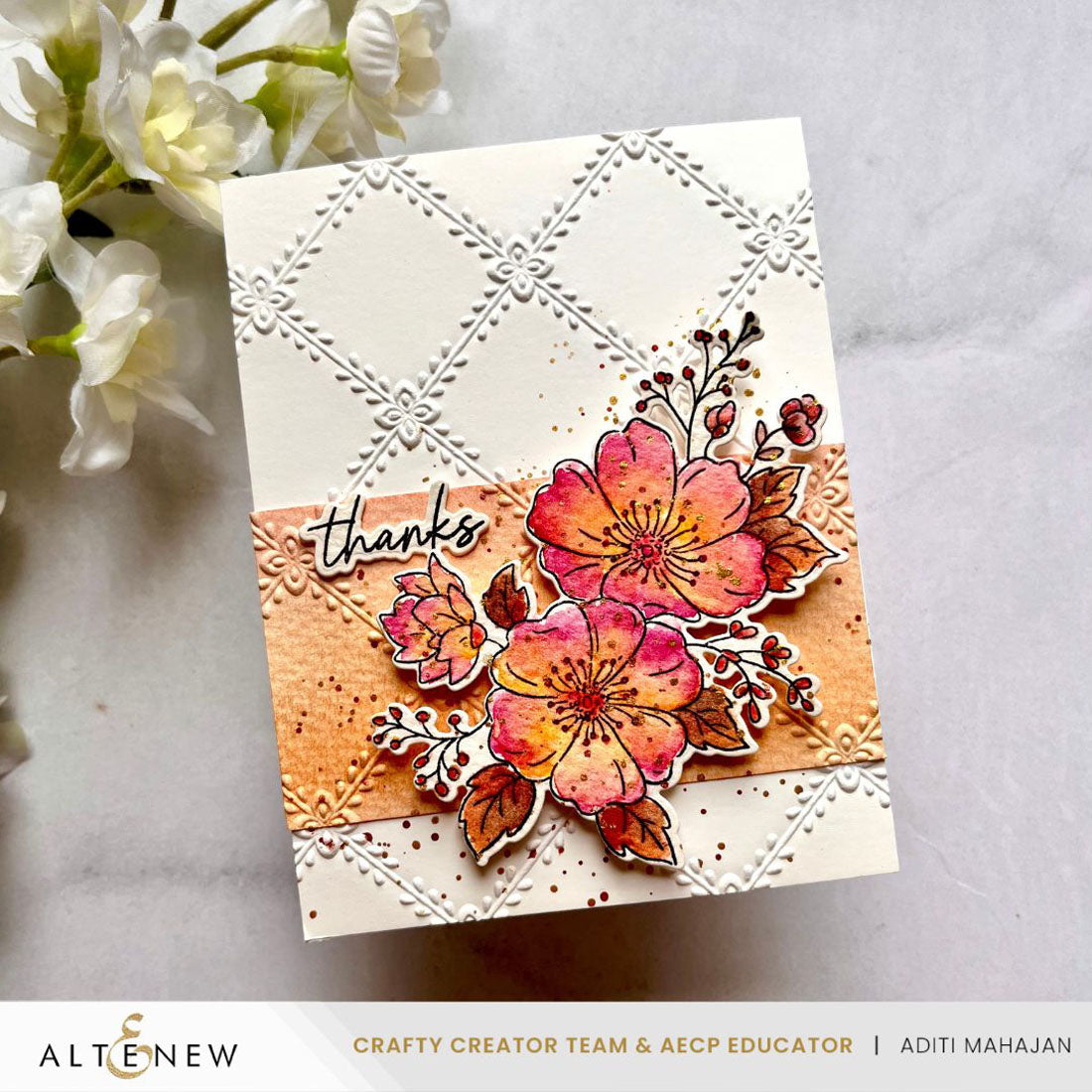 Altenew - Stamp & Paint: Charming Clusters Stamp Set