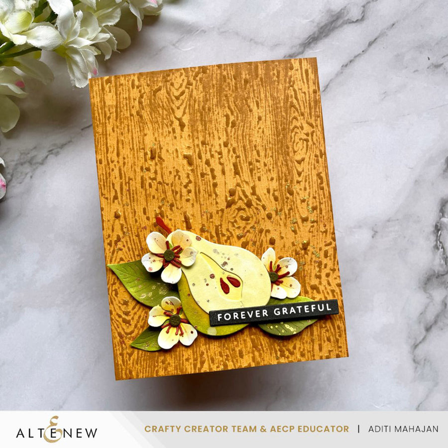 Altenew - Essential Textures: Fine Woodgrain Press Plates/Foil Plates