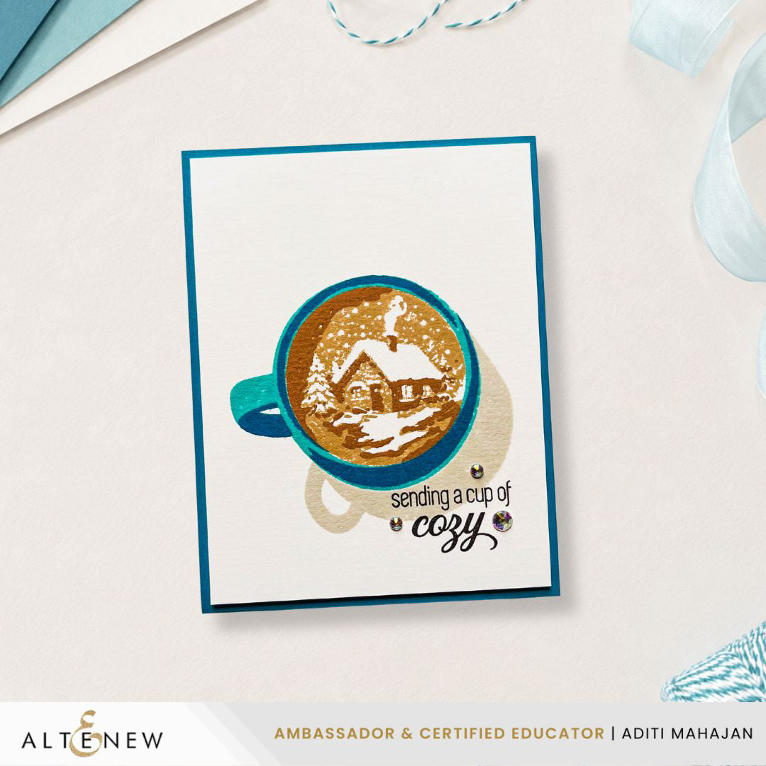 Altenew - Scenes in a Sip Stamp Set
