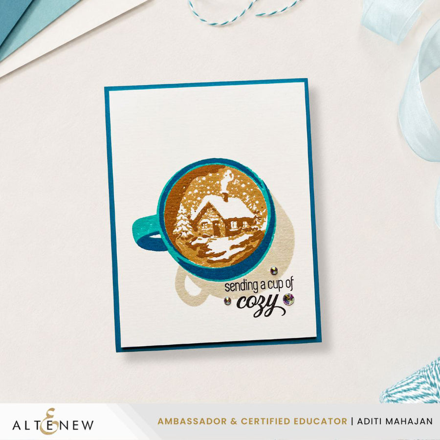 Altenew - Scenes in a Sip Stamp Set