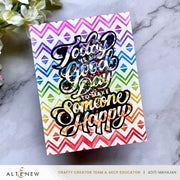 Altenew - Heritage Chevron Weaves Stencil