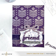 Altenew - Deco Leaves Background Stencil