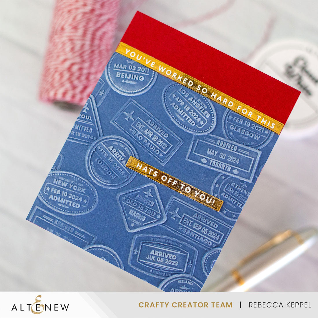 Altenew - Wanderlust 3D Embossing Folder