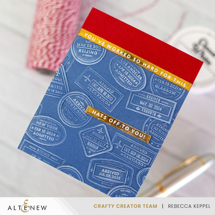 Altenew - Wanderlust 3D Embossing Folder