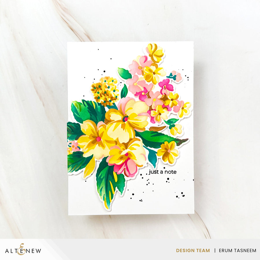Altenew Build-A-Garden: Softly Sketched Blooms card ideas