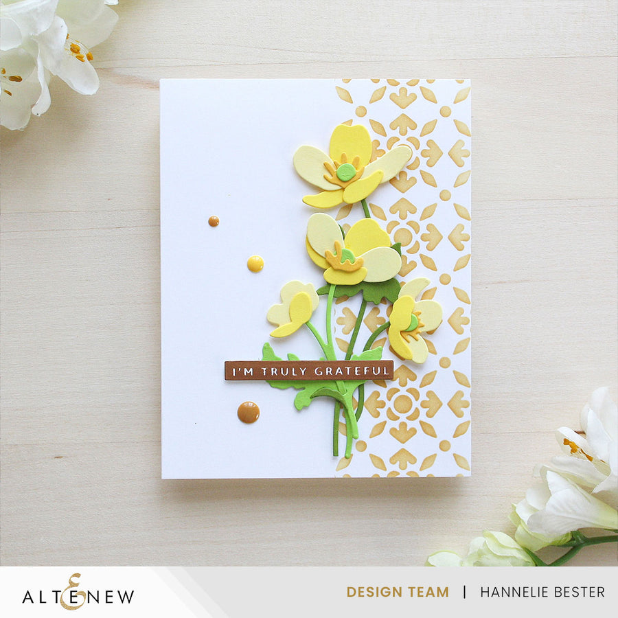 Altenew - Craft-A-Flower: Buttercup Bunch Layering Die Set