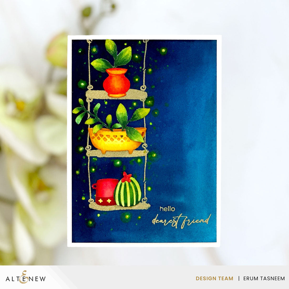 Altenew - Mini Delight: Potted Shelves Stamp & Die Set