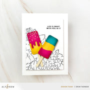 Altenew Mini Delight: Sweet Popsicles Stamp & Die Set card ideas