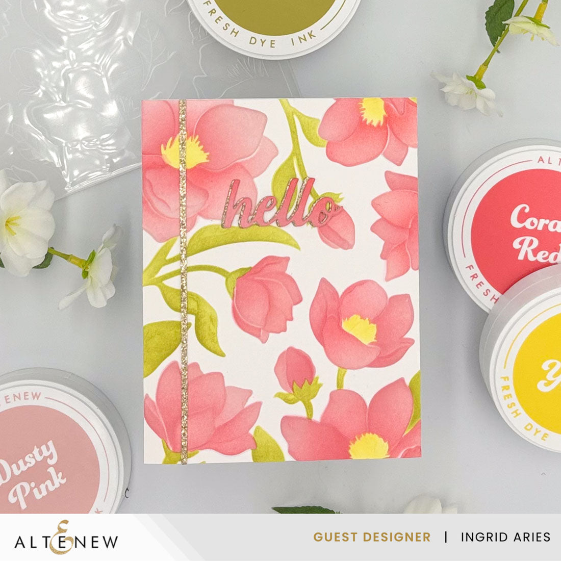 Altenew - Magnolia Dreams Simple Coloring Stencil Set (3 in 1)