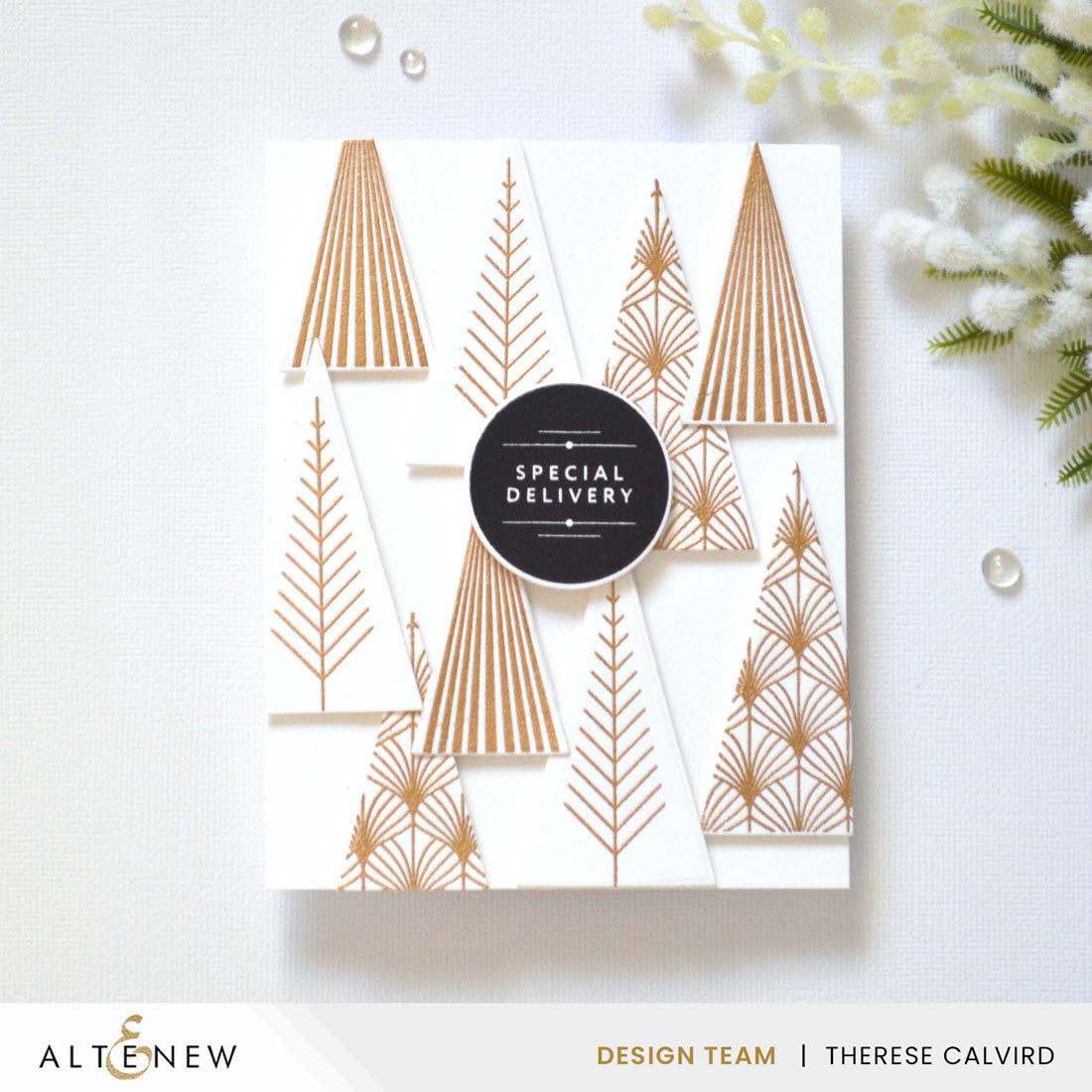 Altenew - Festive Triangles Press Plates