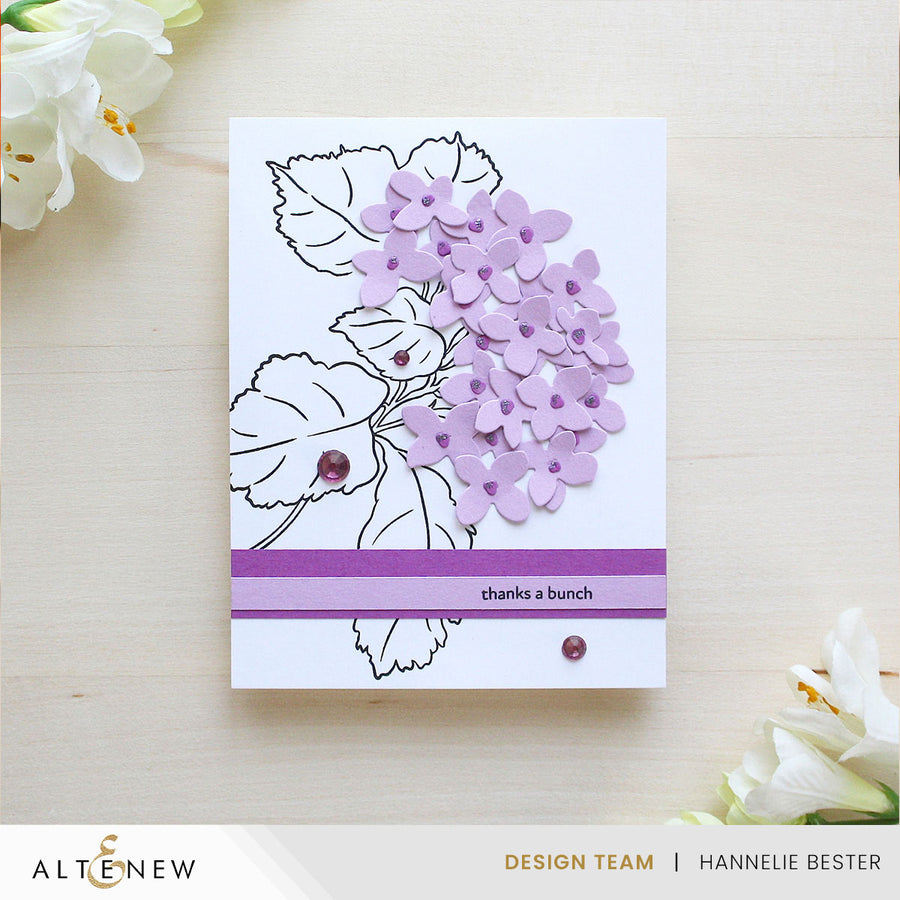 Altenew - Pop-It-Up: Blooming Hydrangea Stamp & Die Set