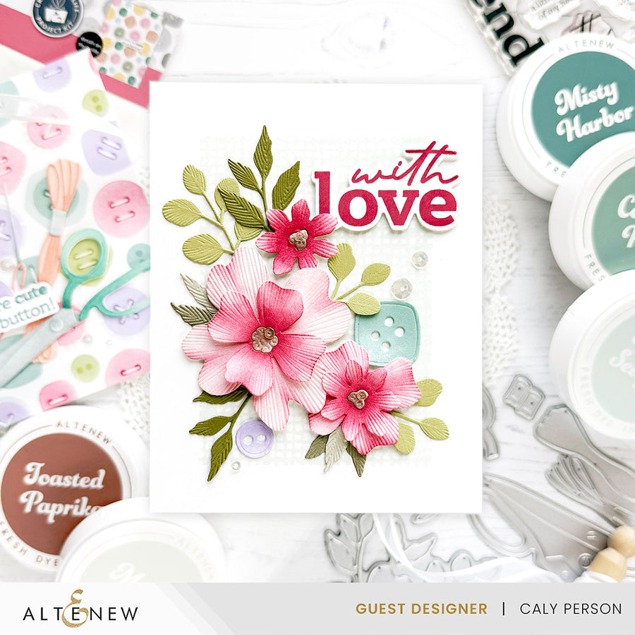 Altenew - Craft Your Life Project Kit: Stitched With Love & Add-On Die Bundle